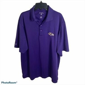 Baltimore Ravens Polo Shirt Medium Men’s Antigua